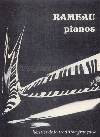 Publicité des pianos Rameau - 1977