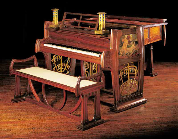 Piano à queue Pleyel - Gustave Serrurier-Bovy